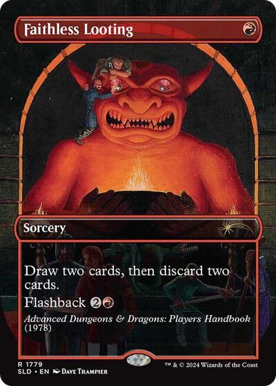 Faithless Looting (Secret Lair) Near Mint