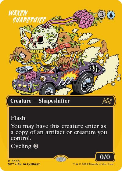 Waxen Shapethief (Borderless) (First-Place Foil) (Aetherdrift) Near Mint Foil