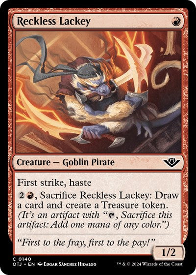 Reckless Lackey (Outlaws of Thunder Junction) Near Mint