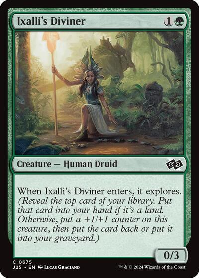 Ixalli's Diviner (Foundations Jumpstart) Light Play