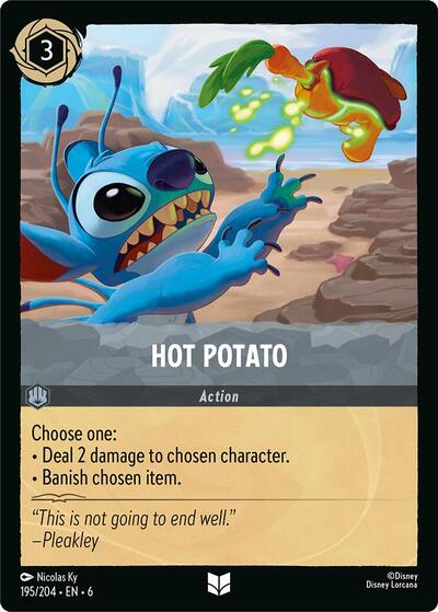 Hot Potato (Azurite Sea) Near Mint Cold Foil