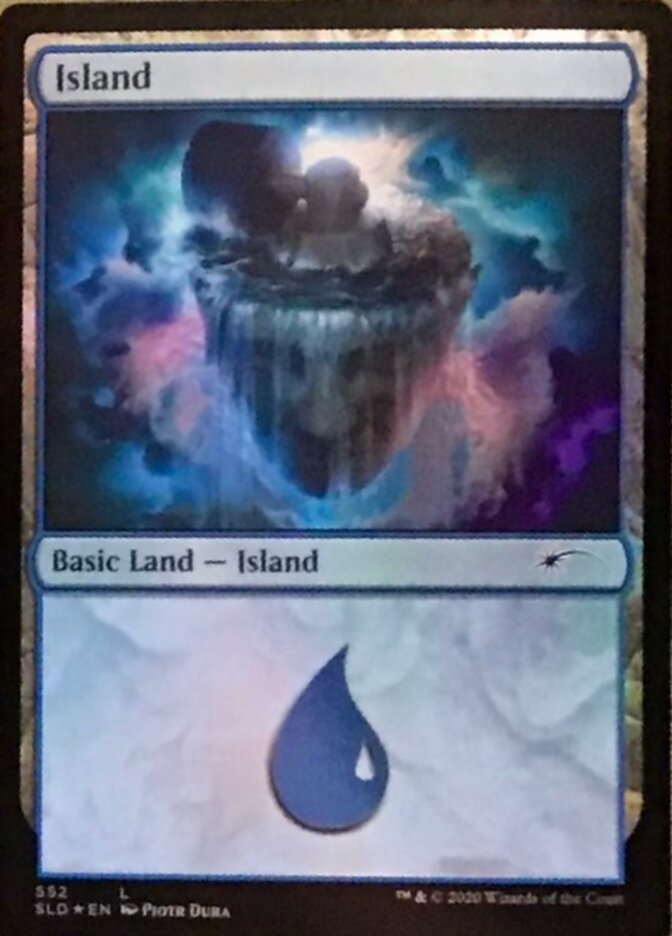 Island 552 (Secret Lair) Light Play Foil