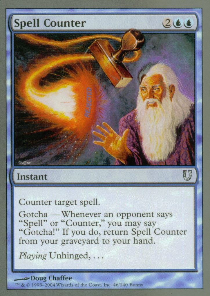 Spell Counter (Unhinged) Medium Play