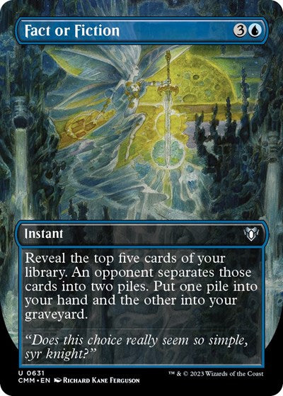 Fact or Fiction (Borderless) (Commander Masters) Near Mint