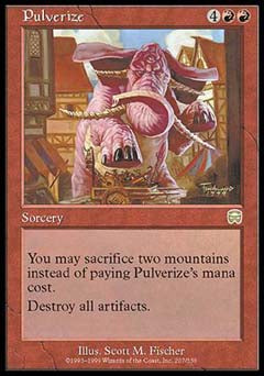 Pulverize (Mercadian Masques) Near Mint