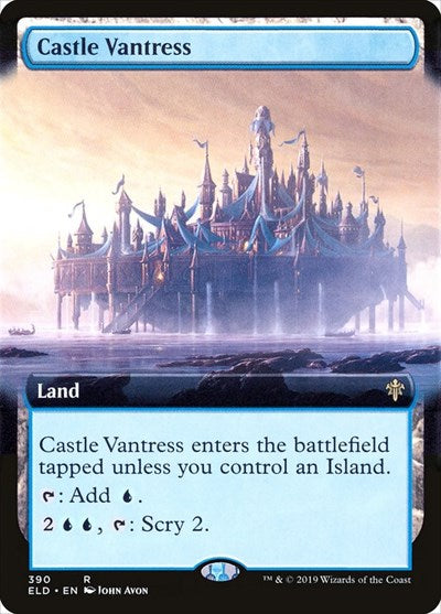 Castle Vantress (Extended Art) (Throne of Eldraine) Light Play