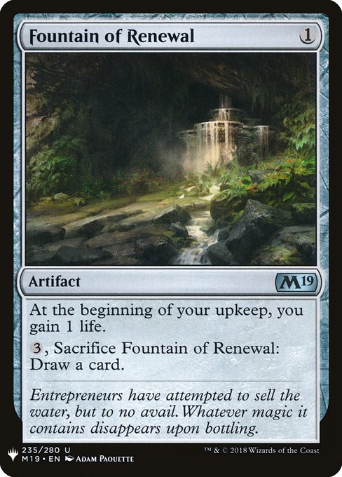 Fountain of Renewal (Mystery Booster) Near Mint