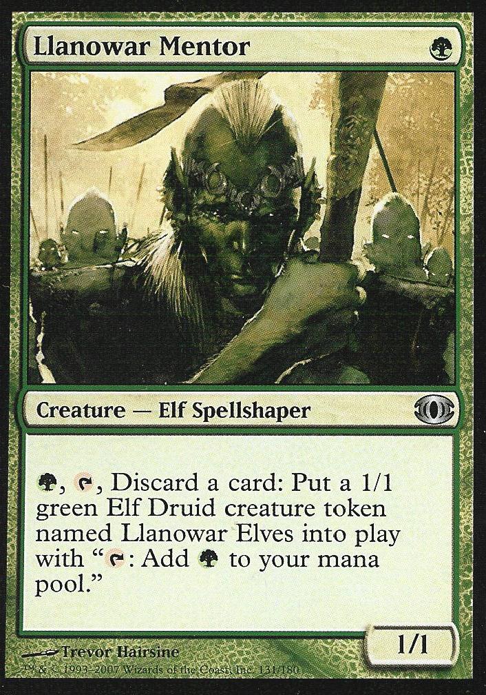 Llanowar Mentor (Futuresight) Light Play