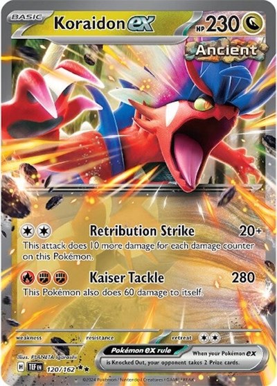 Koraidon ex (SV05: Temporal Forces) Near Mint Holofoil