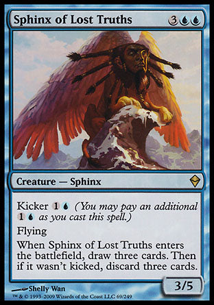 Sphinx of Lost Truths (Zendikar) Near Mint Foil