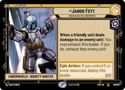 Jango Fett Concealing the Conspiracy (Twilight of the Republic) Near Mint