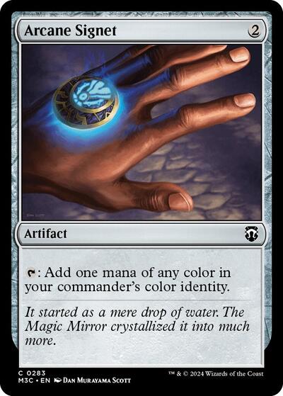 Arcane Signet (Ripple Foil) (Commander: Modern Horizons 3) Light Play Foil