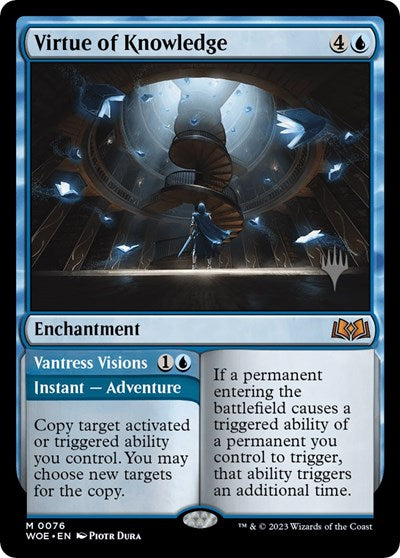 Virtue of Knowledge (Promo Pack: Wilds of Eldraine) Near Mint Foil