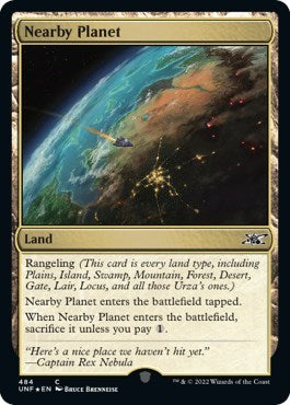 Nearby Planet (Galaxy Foil) (Unfinity) Light Play Foil