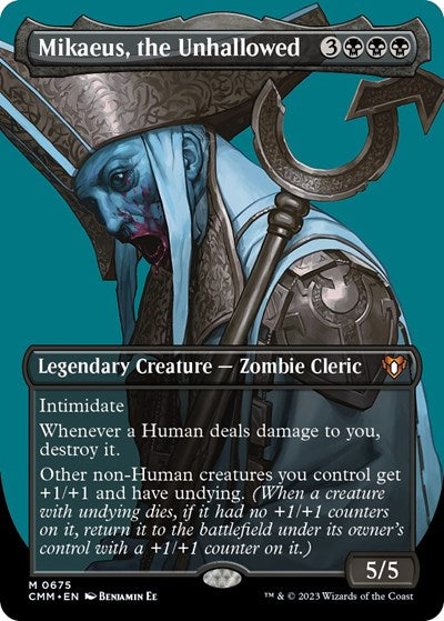 Mikaeus, the Unhallowed (Borderless) (Commander Masters) Near Mint