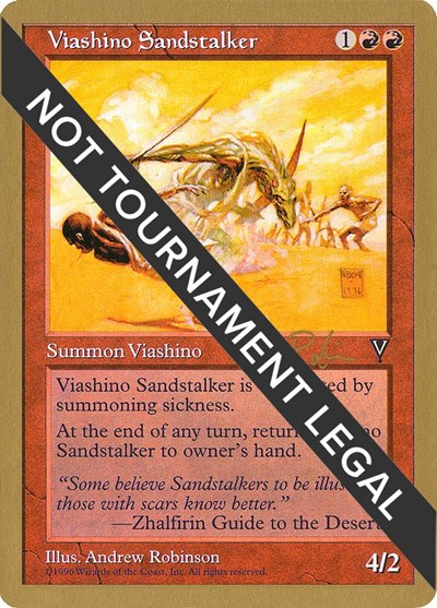 Viashino Sandstalker - 1998 Ben Rubin (VIS) (World Championship Decks) Light Play