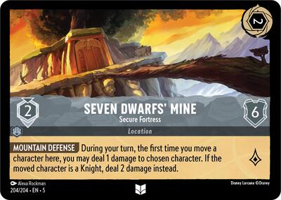 Seven Dwarfs' Mine - Secure Fortress (Shimmering Skies) Near Mint