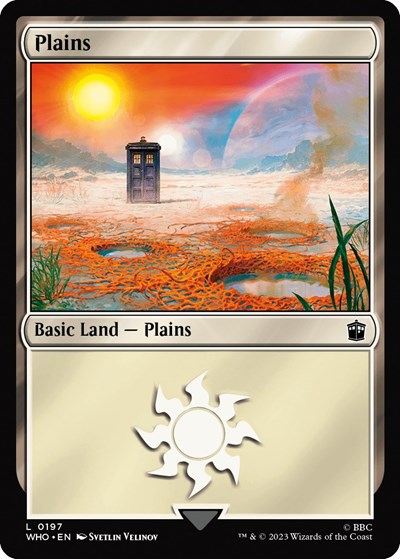 Plains (0197) (Universes Beyond: Doctor Who) Near Mint Foil