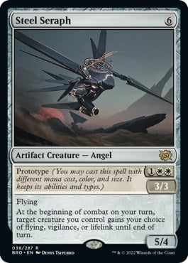 Steel Seraph (The Brothers' War) Light Play Foil
