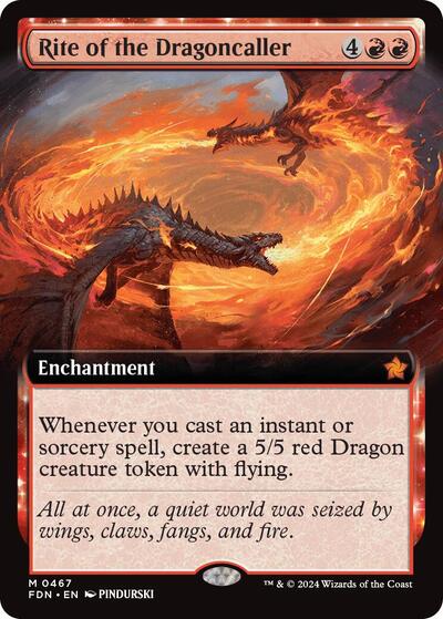 Rite of the Dragoncaller (Extended Art) (Foundations) Near Mint