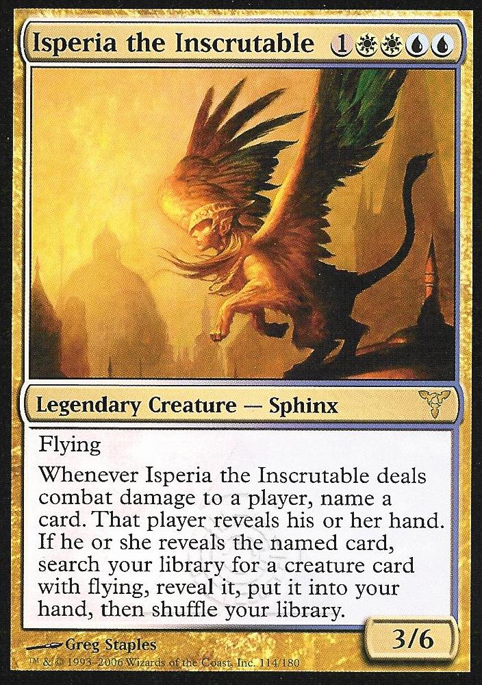 Isperia the Inscrutable (Dissension) Light Play