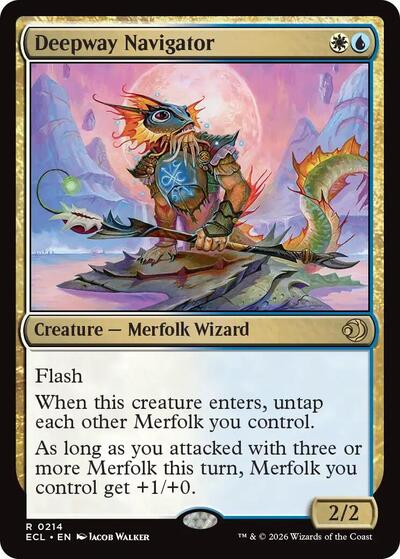 Deepway Navigator (Lorwyn Eclipsed) Light Play Foil