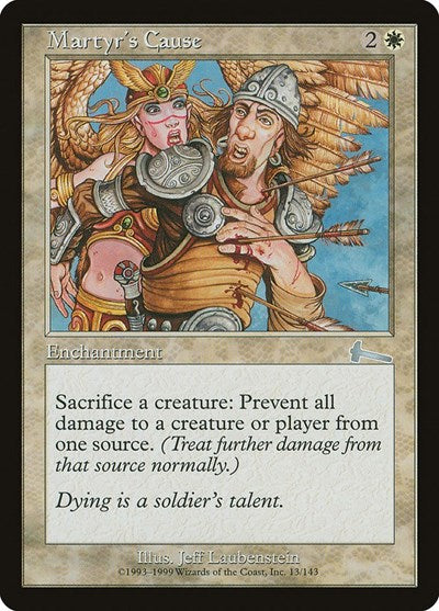 Martyr's Cause (Urza's Legacy) Near Mint Foil