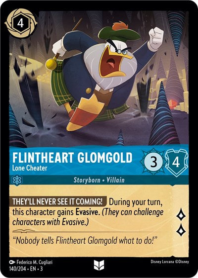 Flintheart Glomgold - Lone Cheater (Into the Inklands) Near Mint