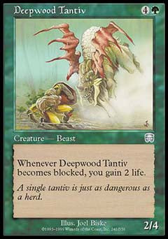 Deepwood Tantiv (Mercadian Masques) Light Play