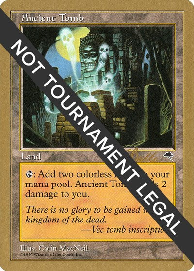 Ancient Tomb - 1999 Kai Budde (TMP) (World Championship Decks) Light Play