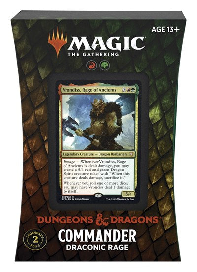 Adventures in the Forgotten Realms Draconic Rage Commander Deck