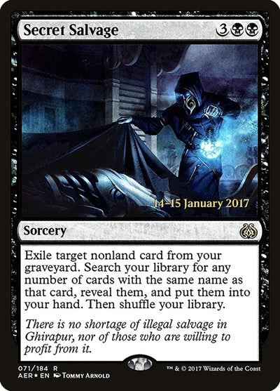 Secret Salvage (Promos: Prerelease Cards) Light Play Foil