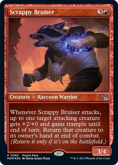 Scrappy Bruiser (Promo Pack: March of the Machine) Near Mint Foil