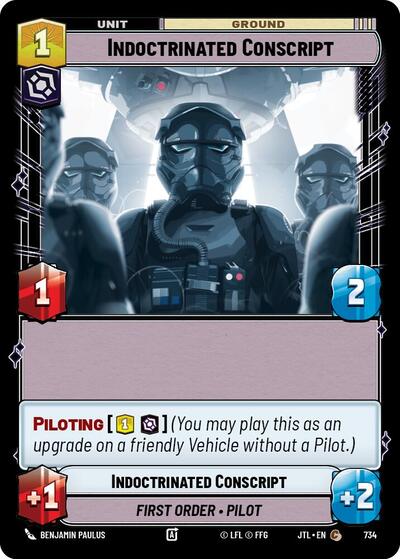Indoctrinated Conscript (Foil) (Jump to Lightspeed) Near Mint Foil