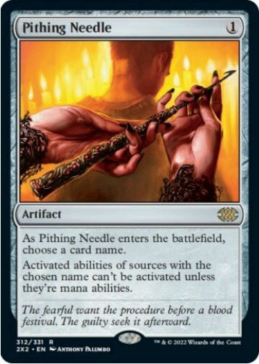 Pithing Needle (Double Masters 2022) Light Play Foil