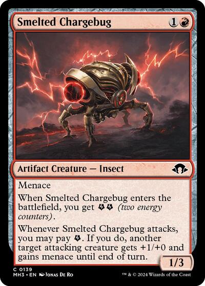 Smelted Chargebug (Modern Horizons 3) Light Play
