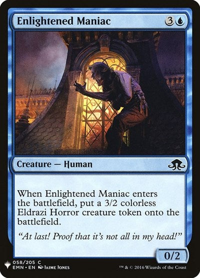 Enlightened Maniac (Mystery Booster) Light Play