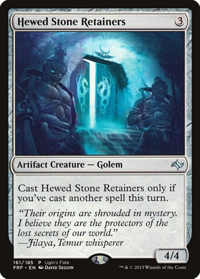 Hewed Stone Retainers (Promos: Ugin's Fate) Medium Play