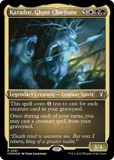Karador  Ghost Chieftain  Foil Etched|0|0|0.00