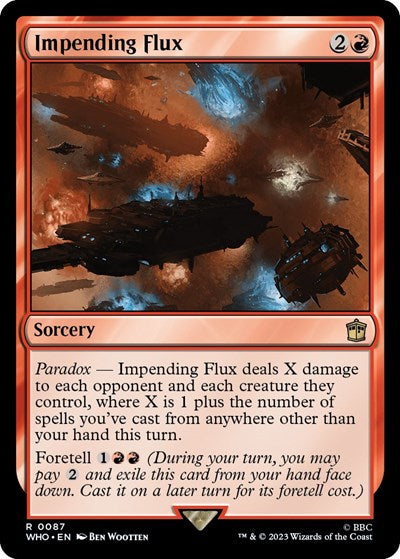 Impending Flux (Universes Beyond: Doctor Who) Light Play Foil