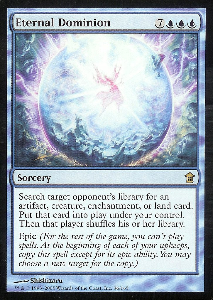 Eternal Dominion (Saviors of Kamigawa) Light Play Foil