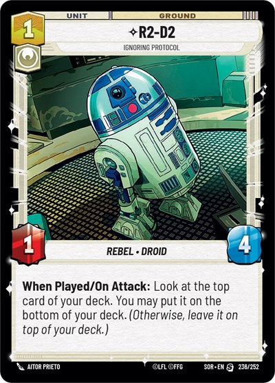 R2-D2 Ignoring Protocol (Spark of Rebellion) Near Mint
