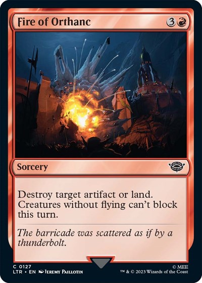 Fire of Orthanc (Universes Beyond: The Lord of the Rings: Tales of Middle-earth) Light Play