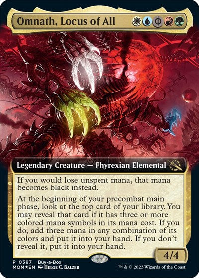 Omnath, Locus of All (Promos: Buy-A-Box) Light Play Foil