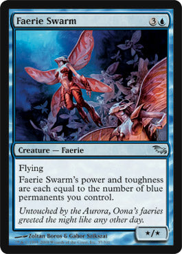 Faerie Swarm (Shadowmoor) Light Play Foil