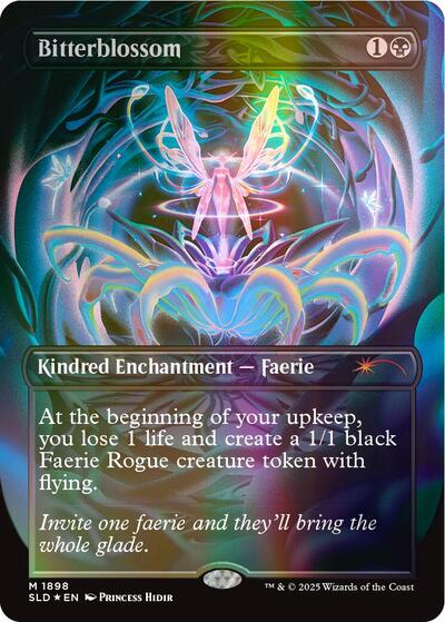 Bitterblossom (Double Rainbow Foil) (Secret Lair) Near Mint Foil