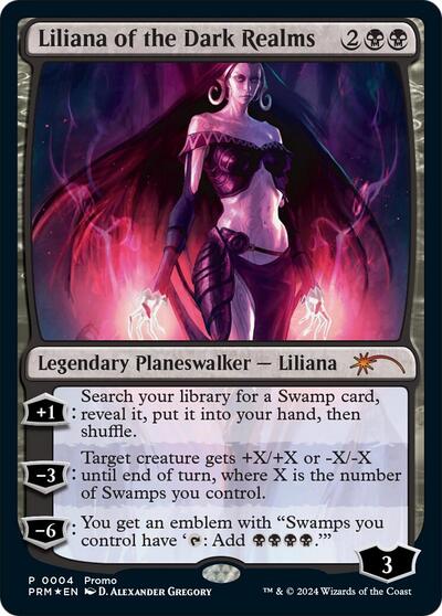Liliana of the Dark Realms (004) (Promos: Media) Damaged / Poor Foil