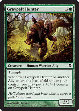 Graypelt Hunter (Worldwake) Light Play Foil
