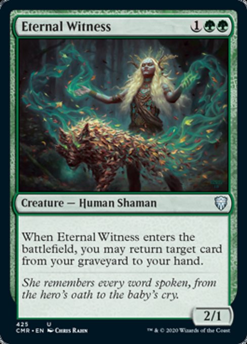 Eternal Witness (Commander 2020 Commander Legends) Light Play