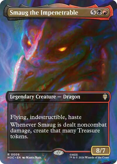 Smaug the Impenetrable (Borderless) (The Hobbit: Eternal-Legal) Near Mint Foil